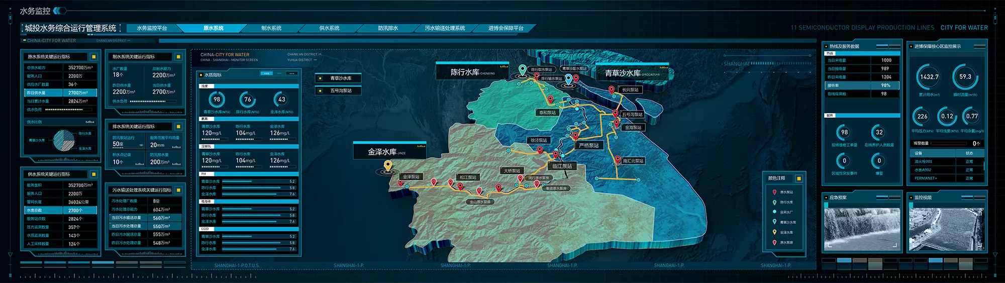 上海水务基础设施管理平台